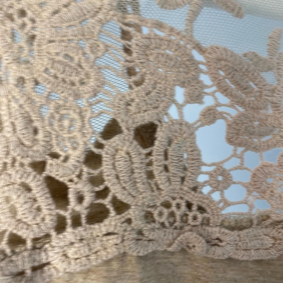 Simons Icone sleeveless sweater lace top 100% cotton - Picture 4 of 7